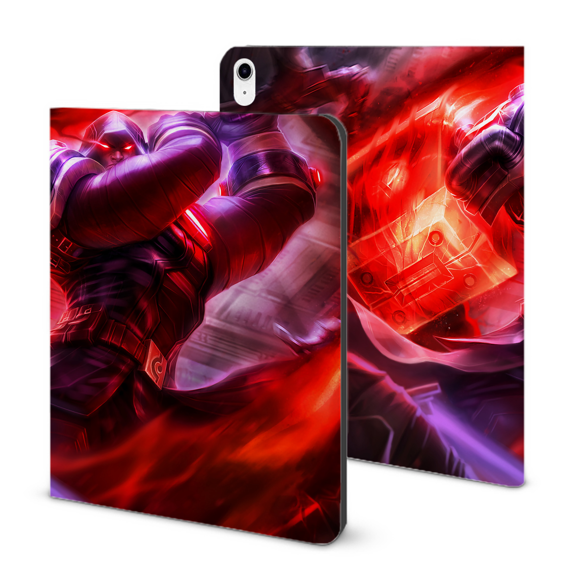 （画像用） リーグ・オブ・レジェンド League of Legends LOL IPad ケース ブック型 PUレザー TPU 耐衝撃 軽量 薄型 ペン収納なし 全面保護 IPad 各モデル対応